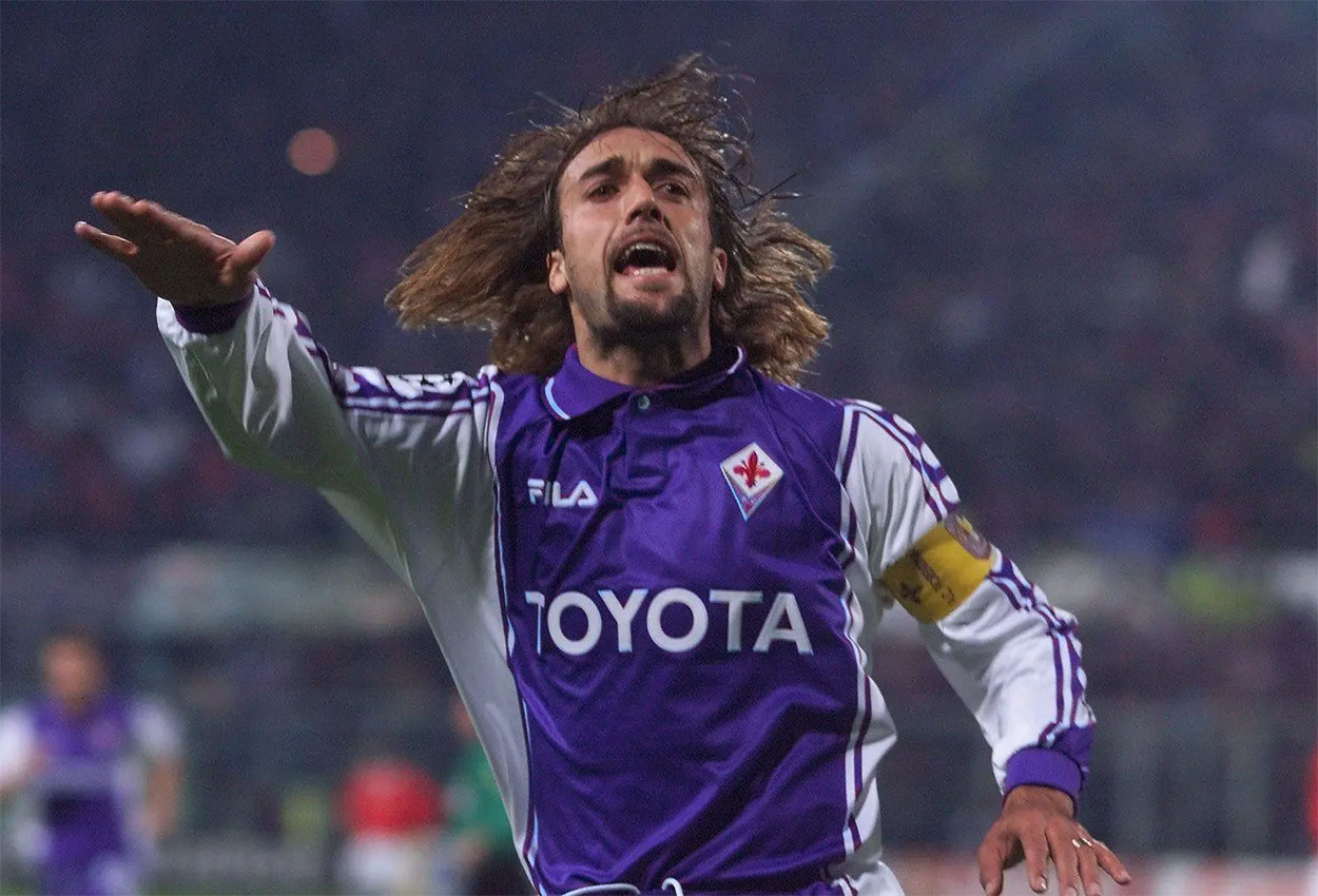 batistuta-fiorentina-2 Gabriel Batistuta, le buteur au sang violet